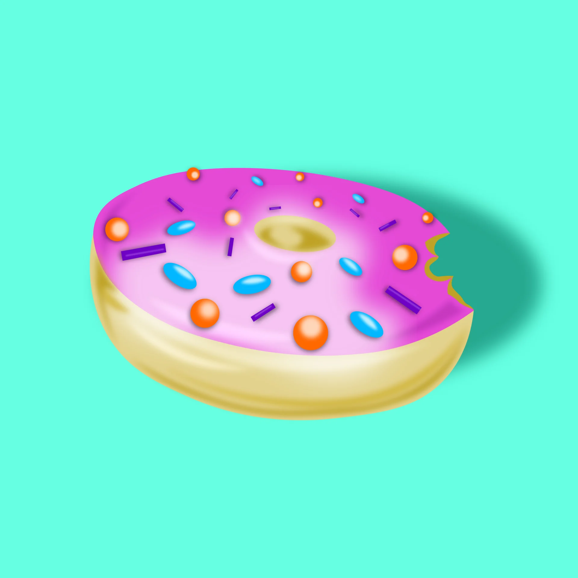 Ilustracja Donut